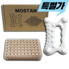 모스탠 바디 얼굴 괄사 귀 지압 패치, 화이트, 1세트