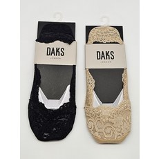 [백화점 정품] 26년SALE 닥스 DAKS 여성 레이스 덧신 페이크삭스 2종세트 23428