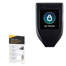 BoxWave Trezor 모델 T와 호환되는 액정보호필름 - ClearTouch 눈부심 방지 프라이버시 2팩 프라이버시 액정보호필름 유연한 필름 눈부심 방지 451439, BoxWave Trezor 모델 T와 호환되는 액정보호