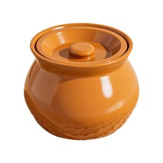 瓦罐煨湯燉盅家用商用隔水燉一人蒸蛋帶蓋燉罐沙縣小吃陶瓷煲湯罐, 『特厚款』【500ml】燉盅-棕色:1個