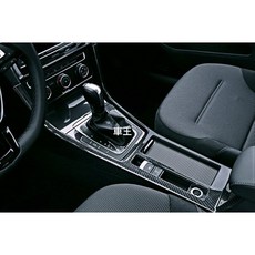 【車王汽車精品百貨】福斯 VW GOLF 7代 7.5代 碳纖維紋 檔位框 排檔框 裝飾框 中船框 檔位面板 置杯框, 1個