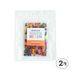디어플레이스 워터비즈 수정토 개구리알 젤리소일 - 점보 300p, 2개, 혼합 색상