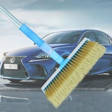돼지털 세차솔 셀프 세차장 거품 돈모 카센터 밀대 플라스틱 새차, B. 1.6m 스테인리스 스틸 봉+브러시 헤드, 1개