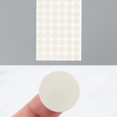 H7M _ 매끈한 흰색 못자국 흠집 가리기 스티커 54P, 5개