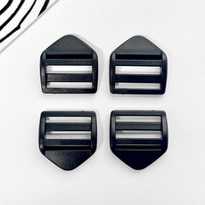 헤세드 (국산) 플라스틱 블랙 레더락 가방부자재 (40p), 40개, 블랙 30mm