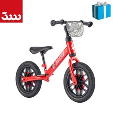 2026 삼천리 베베몽 레이서 12 유아 밸런스 바이크 실외형 자전거 LED매그휠, 1개, 82cm, 레드