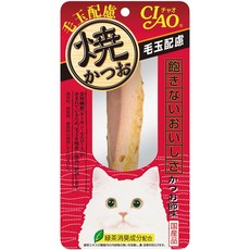 CIAO 炙燒魚柳條 30公克, 1個, 30g, 炙燒魚柳條 高齡貓化毛  柴魚片 YK-27