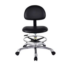 제전 의자 실험실 리프팅 블랙 회전 병원 의사 공장, 21.블랙알루미늄풋레스트(60-80cm)