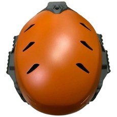 《K.T.T.》碳纖維戰術防護頭盔，輕量化設計，自行車攀岩適用，安全舒適, 橘色