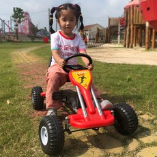 4륜 고카트 소형 미니 바이크 수동 페달 네발 레이싱 G201 플라스틱, 22 인치 이상, 1개, A. 22 인치 이상