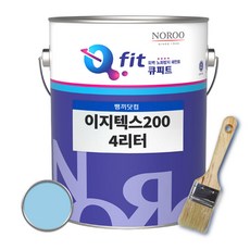이지텍스200 4리터 수성외부용 페인트 콘크리트 담장 외벽용, 1개, 하늘4, 4L