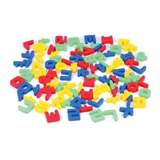 4세 자석놀이 96피스 한글 자음모음 4색 블록 공간지각력 두뇌발달, 1세트