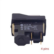 1PCS 전자기 스위치 KLD-28A KLD 28A 방수 시작 전동 공구 4PIN/5PIN, 01 KLD 28A  5PIN, 1개