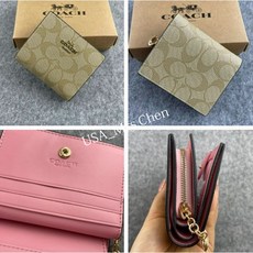 logo證書F73867金色防刮立體真皮短對開標籤，辦公室專業識別證件，耐用防刮材質, 新款粉色logo, 1個