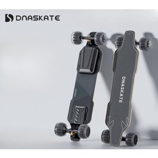 DNASKATE V4 듀얼구동 전동 스케이트보드 롱보드 스쿠터 성인용 롱버전 리모컨 포함, V4-70mm 싱글 20km