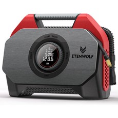 ETENWOLF Vortex S6SE 무선 타이어 인플레이터 휴대용 공기 압축기 15600mAh 배터리 장착 자동차 타이어용 160PSI 에어 펌프 100% 듀티 사이클 및 듀얼