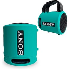 소니 SRS-XB13/XB100 Extra BASS 무선 휴대용 소형 스피커용 실리콘 커버 케이스 SRS-XB13 스피커 액세서리용 보호 스킨 슬리브 셸(블랙), Powder Blue