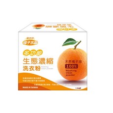 御衣坊 生態濃縮洗衣粉 (橘子水) 1.5公斤 橘子油配方, 1個, 橘油洗衣粉1.5kg/盒(超取限3盒)