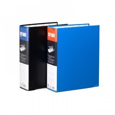 희망화일 합지 3공 사다리 바인더 7cm, 흑색