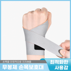 플러스리빙 손목 보호대 팔목 고정 지지 고탄력 터널증후군 아대 1세트2개구성, 2개