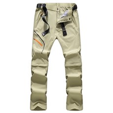 시노 등산바지 기모 가을 캐주얼 남자 등산복 기능성, 남성 카키 분리형 신모델