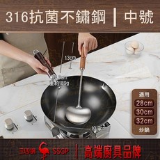 左右能鏟 316不鏽鋼蘑菇鍋鏟 人體工學鍋鏟 不鏽鋼鍋鏟 炒菜鏟 烹飪勺 粉扒 飯勺 煎鏟 炒飯鏟 鍋鏟 蘑菇鏟 鐵鍋, 1個, 中號(316不鏽鋼)