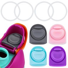 ZONBBEE Owala FreeSip 680.4g24온스 946.4ml32온스 물병 뚜껑 인서트 캡 씰 부품 500.9/50.9/70.9/81.9/91.2/1.1kg16/1, 4 Complete Seal Set, 4 Colors Set 3