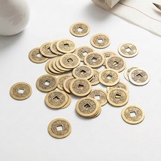한소픈 옛날 엽전 장식 소품 큰사이즈 상평통보 옛날동전 전통 소품