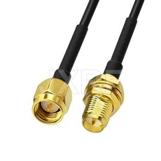 SMA 남성 RP 여성 RG174 동축 구리 피더 4G 안테나 WIFI 케이블 3G 연장 와이어, 20CM, SMA M to RP SMA F