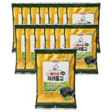 새우표 완도 녹차재래 돌김전장 30g x 15봉, 15개