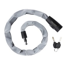 시그니처베이지 자전거 킥보드 열쇠키 번호키 섬유 스틸 자물쇠 YPZ114, 1개, 그레이 열쇠키