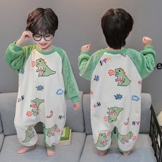 동물 우주복 공룡 유아용 겨울 아기 방한 후드 아기옷 외출복 바디슈트