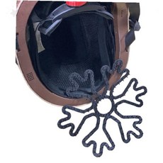 착용 이륜차 내부 라이딩 압박감 머리 쿠션 패드 실리콘 보호 헬멧 안감 해소, 1개, 상세페이지 참조