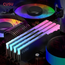 CUSU 램 메모리 DDR4 3200mhz RGB 8GB 16GB 1.35V XMP2.0 듀얼 채널 데스크탑 메인보드용, 01 3200MHz