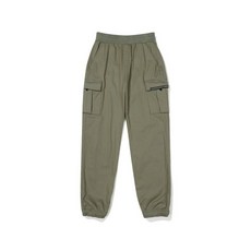 매장정품 코닥 KODAK 에센셜 우븐 디본딩 기모 슬림 카고 조거 팬츠 우먼 KHAKI K3422EPT92KHK 674983