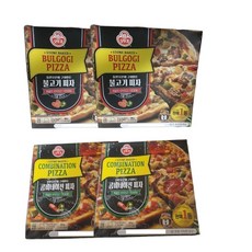 오뚜기 냉동피자 혼합세트 간편식, 4개, 1.622kg