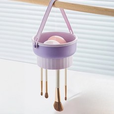 피플피 메이크업 브러쉬 세척 건조 클렌징 트레이, 1개, 퍼플