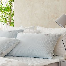 닥스 침구 고밀도 이든 민트 베개커버