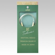 【YUBU】clover 可樂牌 匠 竹製 輪針 - S 系列, 1個, 120cm - 12號 (5.7mm)