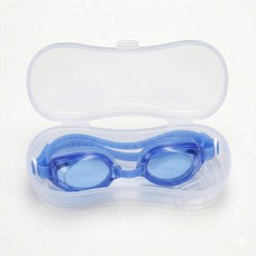 제로앤나인 김서림방지 물안경 수경 고글 귀마개 포함, 블루, 1개