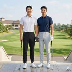 볼빅 남자 여름 골프웨어 10부 냉감아이스 스판 항균 자외선차단 골프 바지