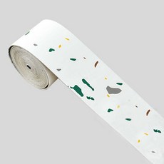ZIPAN 셀프로 붙이는 접착식 바닥 데코타일 60cmx60cm 1평(10장) 사무실 거실 현관 베란다 주방 대리석문양 타일, 추가구매상품, 03.포인트 띠벽지_마블, 1개