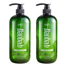 로픈 바오밥 탈모증상완화 샴푸, 1kg, 2개