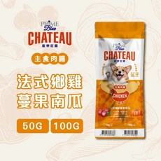 Prime Blue藍帶莊園 全齡犬主食肉腸 100G 法式鮮肉香腸, 1個, 法式鄉雞(蔓果南瓜)12入