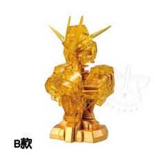【M.M小舖】『現貨』 BANDAI 轉蛋 扭蛋 機動戰士鋼彈胸像06 攻擊自由貳 攻擊自由 胸像 鋼彈 全3款, 1個, B款/金色款3BX32
