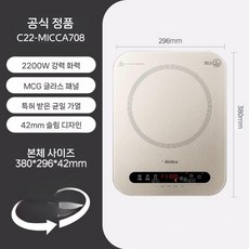 휴대용인덕션 포터블 원룸 렌지 인덕션 전기 식당 1구, B.(상세스펙 사진참조)