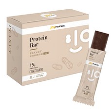 JoyProtein 花生蛋白棒48g*8支/盒 每支含15g蛋白質 全素, 1個, 384g