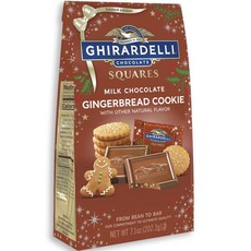 GHIRARDELLI 鷹牌 牛奶巧克力薑餅, 1個, 202.3克