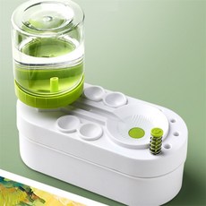 빛보배랑 붓세척 물통 팔레트형 미술도구