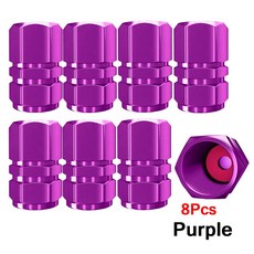 자동차 타이어 밸브 스템 캡 알루미늄 합금 범용 suv 자전거 트럭 및 오토바이, rple 8Pcs